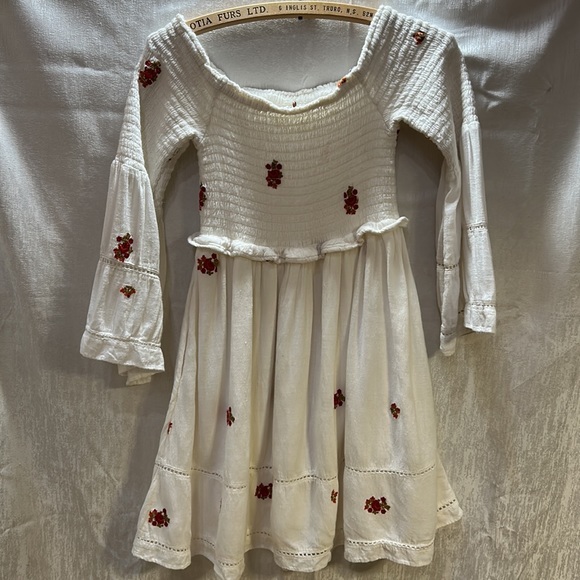 Free People Counting Daisies Embroidered Off-The -Shoulder mini dress - Picture 11 of 11